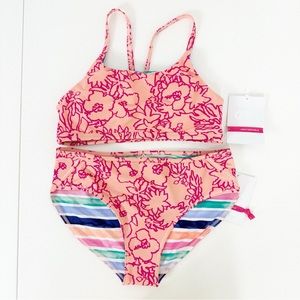 Athleta Girl 2 Piece Swim Set Top (XL/14) & Bottom (XXL 16) Beachy Keen